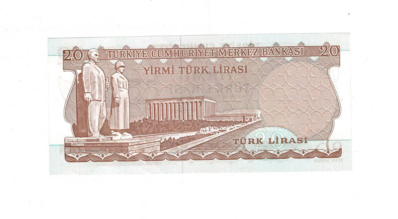 6.Emisyon 4.Tertip 20 Türk Lirası Seri I89 ÇİL TCK10008 - 2