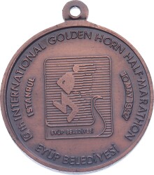 6.Uluslararası Haliç Yarı Maratonu Eyüp Belediyesi Madalya MVM2127 - 2