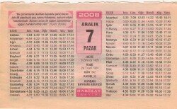 7 Aralık 2008 Takvim Yaprağı EFM(N)4442 - 1