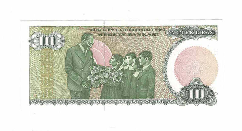 7. Emisyon 1.Tertip 10 Türk Lirası Seri B39 ÇİL TCK9704 - 2