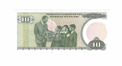 7. Emisyon 1.Tertip 10 Türk Lirası Seri B89 ÇİL TCK9705 - 2