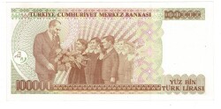 7. Emisyon 3. Tertip 100.000 TL Seri F59 Çil TCK9535 - 2