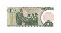 7. Emisyon 2.Tertip 10 Türk Lirası Seri D01 ÇİL TCK9709 - 2
