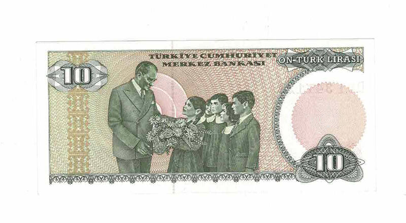 7. Emisyon 2.Tertip 10 Türk Lirası Seri D61 ÇİL TCK9710 - 2