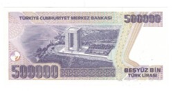 7. Emisyon 4. Tertip 500.000 Türk Lirası Seri I57 ÇİL - TCK9827 - 2