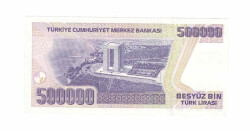 7. Emisyon 4.Tertip 500.000 Türk Lirası Seri J88 ÇİL TCK9765 - 2