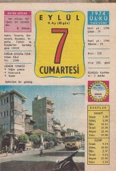 7 Eylül 1974 Takvim Yaprağı -Doğum Günü Hediyesi EFM(N)6378 - Gökçekoleksiyon