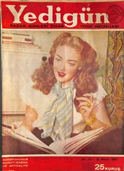 7 GÜN DERGİSİ 18 MAYIS 1947 - KAPAK LINDA DARNEL, MUSOLLİNİN KATİLİ BENİM DİYEN İTALYAN WALTER AUDSISO DRG599 - Gökçekoleksiyon