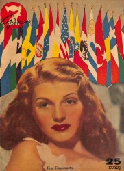 7 Gün Dergisi 26 HAZİRAN 1948 - KAPAK Rita Hayworth,BARBAROS HAYRETTİN POSTERİ DRG1413 - Gökçekoleksiyon