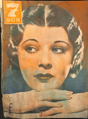 7 Gün Dergisi Sayı 246 24 İkinci Teşrin 1937 - Garbo ve Rober Taylor - NDR68885 - 1