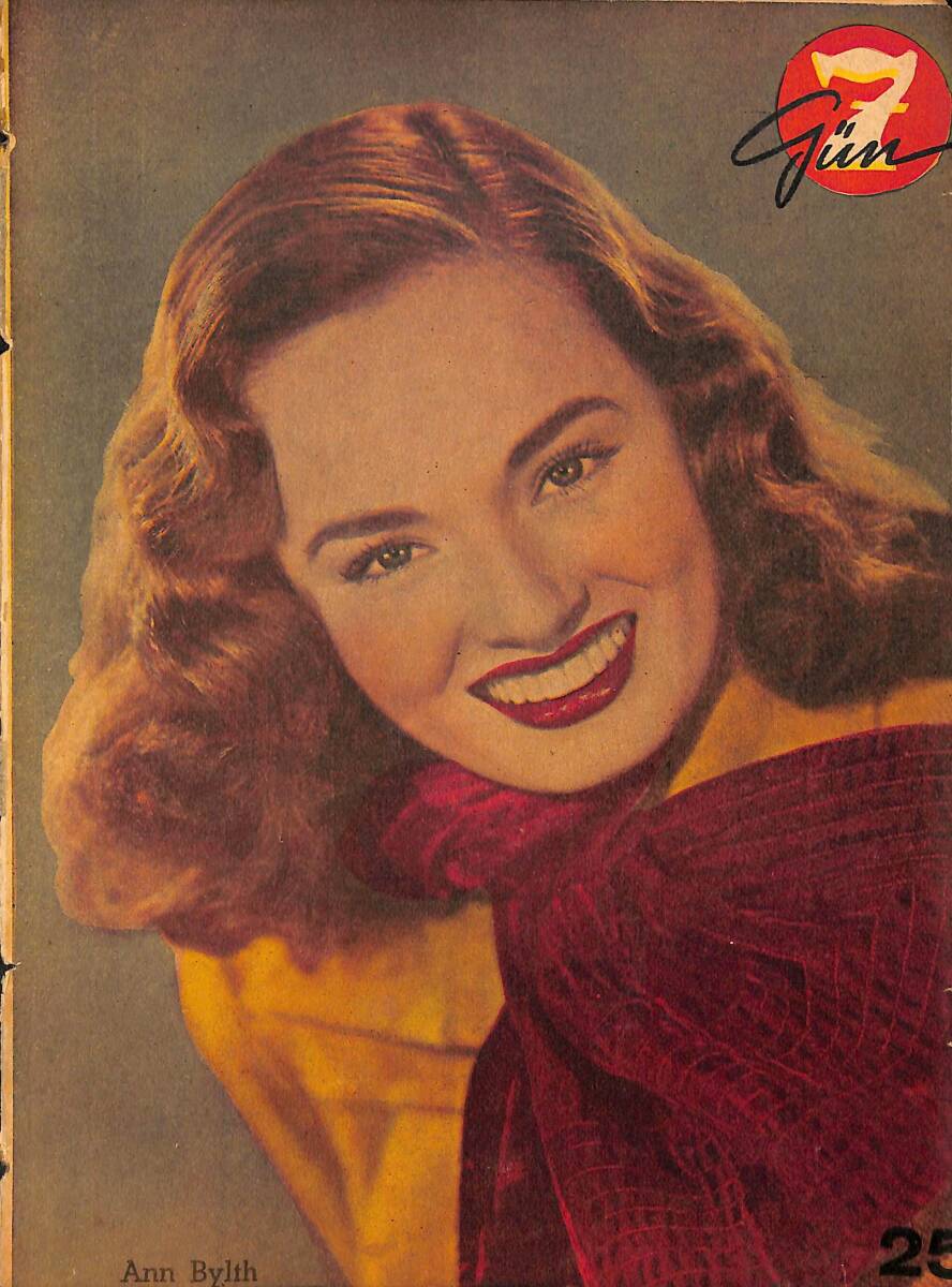 7 Gün Haftalık Resimli Mecmua 12 Mart 1949 Sayı : 52 - Truman'ın Kızı 25 Yaşında - Ava Gardner , Rita Hayvvorth'un Yerine Geçiyor NDR98024 - 1