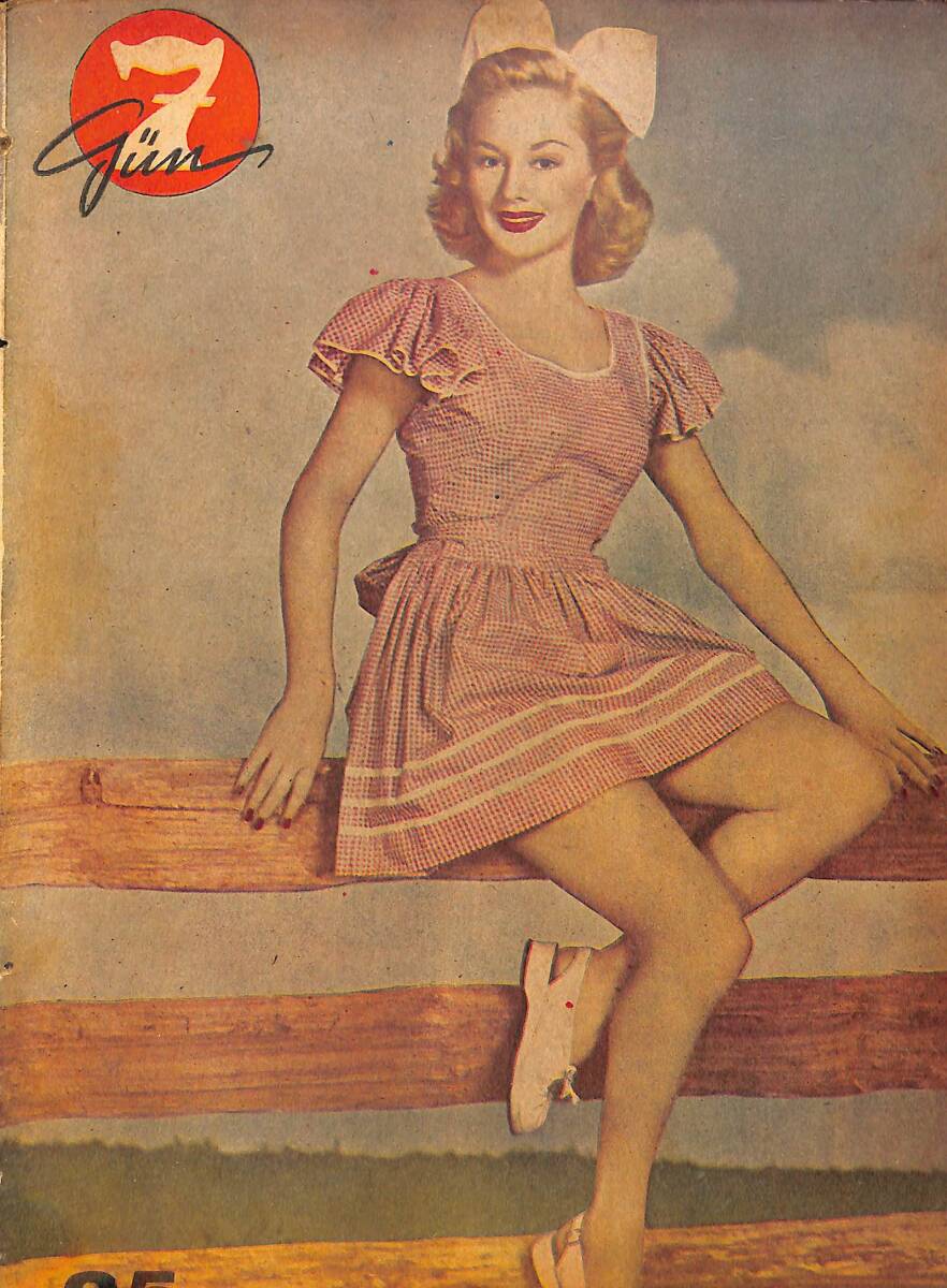 7 Gün Haftalık Resimli Mecmua 13 Kasım 1968 Sayı : 35 - Marlene Dietrich Falıma Nasıl Baktı ? NDR98041 - 1