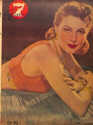 7 Gün Haftalık Resimli Mecmua 18 Aralık 1948 Sayı : 40 - Kapak : Ava Gardner NDR98036 - Gökçekoleksiyon