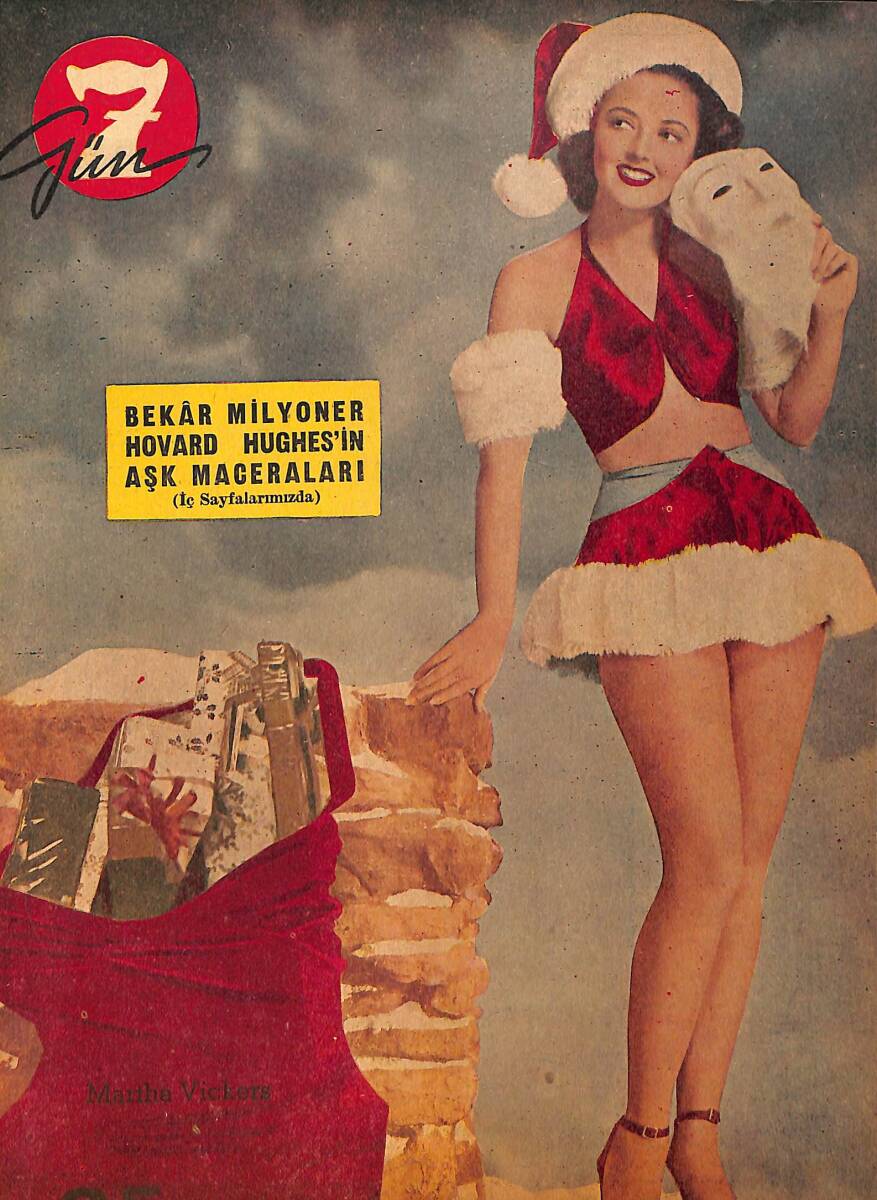 7 Gün Haftalık Resimli Mecmua 22 Ocak 1949 Sayı : 45 - Barbara Ann Scott Profesyonel Oldu NDR98031 - 1