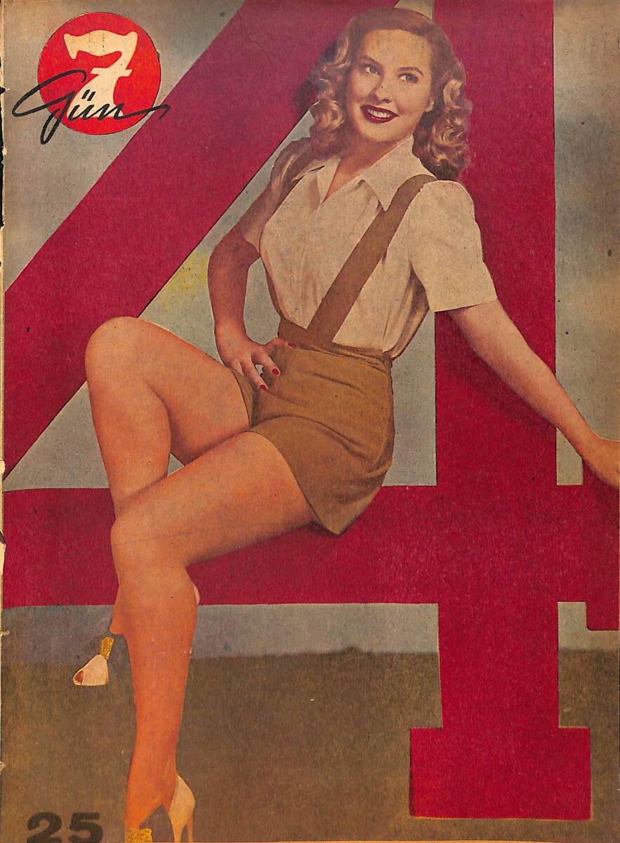 7 Gün Haftalık Resimli Mecmua 27 Kasım 1938 Sayı : 37 - Mısır Kralı Ve İran Şahı NDR98039 - 1