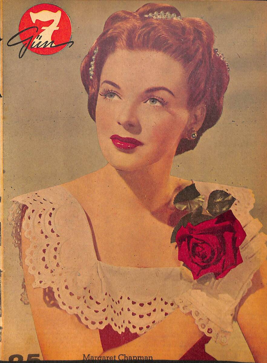 7 Gün Haftalık Resimli Mecmua 29 Ocak 1946 Sayı : 46 - Rita Hayworth İle Ali Han Evleniyor NDR98030 - 1