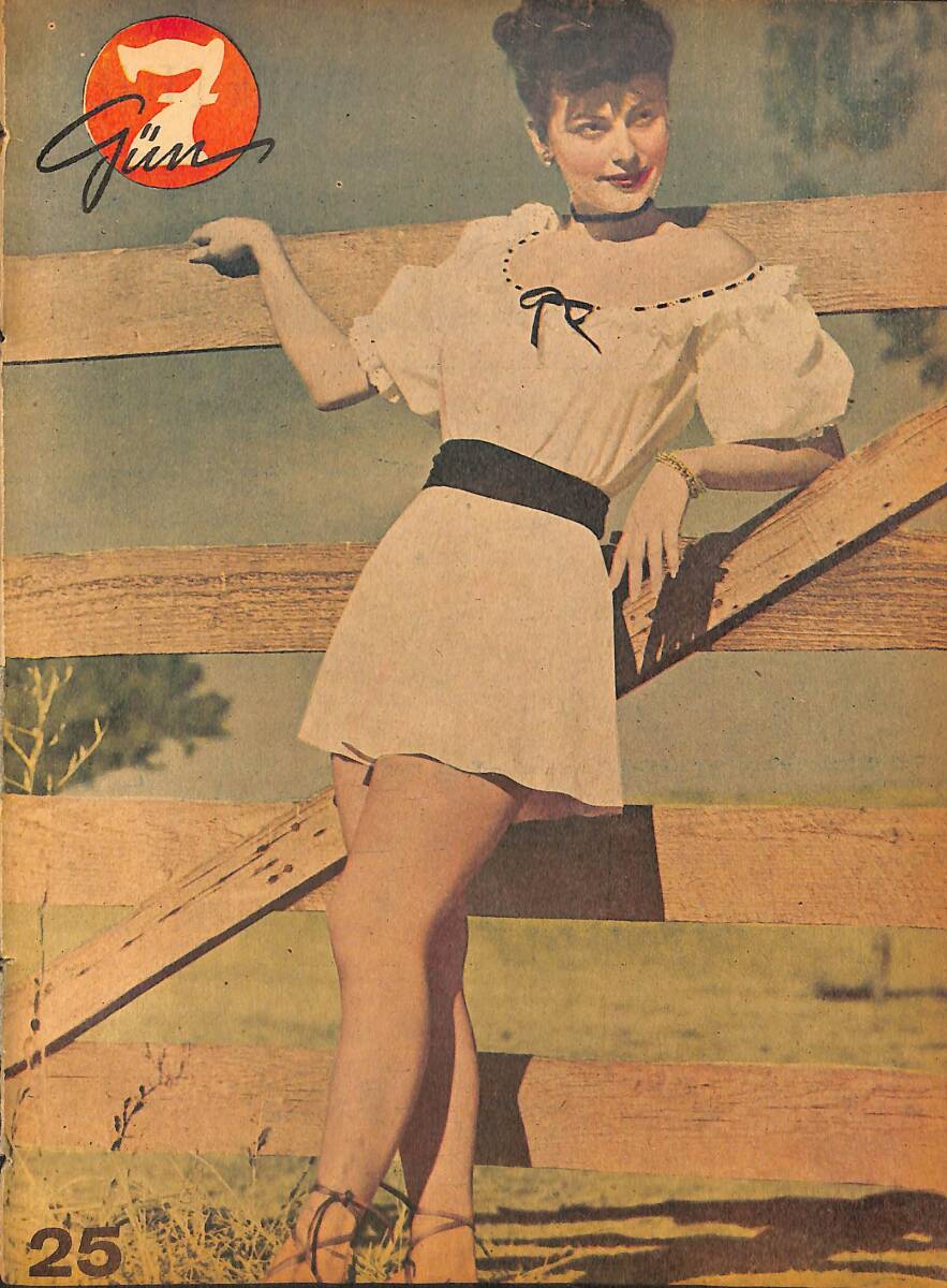 7 Gün Haftalık Resimli Mecmua 7 Şubat 1949 Sayı : 48 - Mickey Rooney Martha Vickersle Evlendi NDR98028 - 1