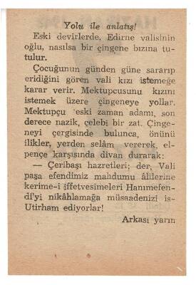 7 Haziran 1948 Takvim Yaprağı EFM881 - 2