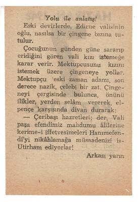 7 Haziran 1948 Takvim Yaprağı EFM881 - 4