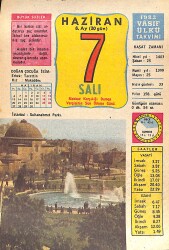 7 Haziran 1983 Takvim Yaprağı - Doğum Günü Hediyesi EFMN15094 - Gökçekoleksiyon