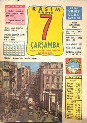 7 Kasım 1984 Takvim Yaprağı - Doğum Günü Hediyesi EFMN14803 - Gökçekoleksiyon