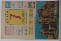 7 Kasım 1989 Takvim Yaprağı - Doğum Günü Hediyesi EFM(N)6759 - Gökçekoleksiyon