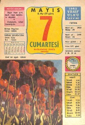 7 Mayıs 1983 Takvim Yaprağı - Doğum Günü Hediyesi EFMN15125 - Gökçekoleksiyon