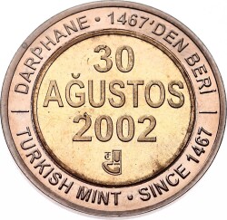 7 Mayıs 2002 Darphane Madalyon MVM827 - Gökçekoleksiyon