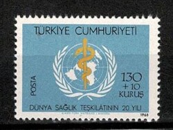 7 Nisan 1968 Dünya Sağlık Teşkilatının 20.Yılı PPT2043 - Gökçekoleksiyon