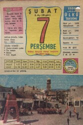 7 Şubat 1980 Takvim Yaprağı - Doğum Günü Hediyesi EFM(N)7831 - Gökçekoleksiyon