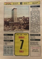 7 Şubat 1984 Takvim Yaprağı - Doğum Günü Hediyesi EFM(N)7785 - Gökçekoleksiyon