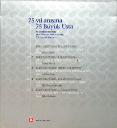 75. Yıl Anısına 75 Büyük Usta - To Commemorate the 75-Year Anniversary, 75 Grand Masters CD (İkinci El) CD4924 - Gökçekoleksiyon