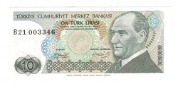 7.Emisyon 1.Tertip 10 Türk Lirası Seri B21 - ÇA/ÇİL TCK10101 - 3