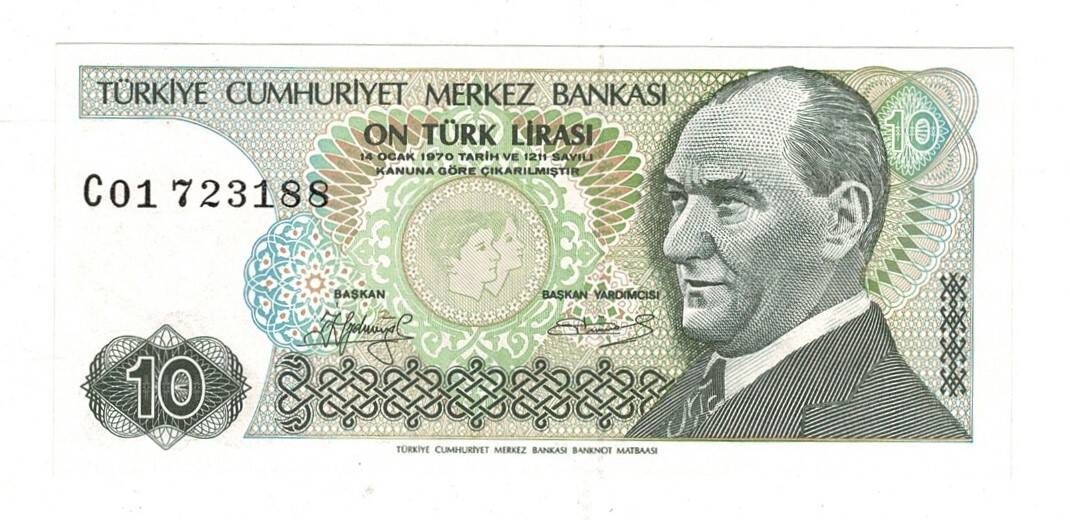 7.Emisyon 1.Tertip 10 Türk Lirası Seri C01 - ÇİL TCK10103 - 3