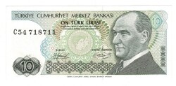 7.Emisyon 1.Tertip 10 Türk Lirası Seri C54 - ÇİL TCK10109 - 3