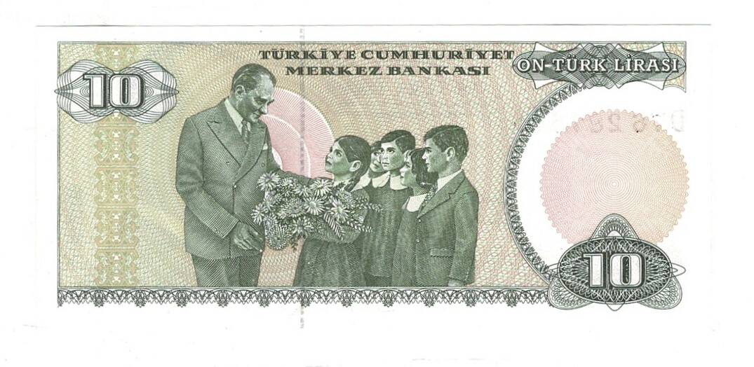 7.Emisyon 2.Tertip 10 Türk Lirası Seri D76 - ÇİL TCK10512 - 2