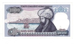 7.Emisyon 1.Tertip 1000 Türk Lirası Seri B31 ÇA - TCK9879 - 2