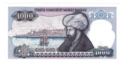 7.Emisyon 1.Tertip 1000 Türk Lirası Seri B90 ÇİL - TCK9870 - 2