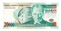 7.Emisyon 1.Tertip 20.000.000 Türk Lirası Seri H35 - ÇÇT TCK10181 - 3
