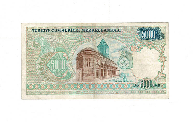 7.Emisyon 1.Tertip 5.000 Türk Lirası Seri A33 ÇT TCK9993 - 2