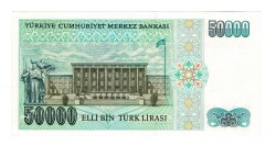 7.Emisyon 1.Tertip 50.000 Türk Lirası Seri J19 - ÇİL TCK10580 - 2