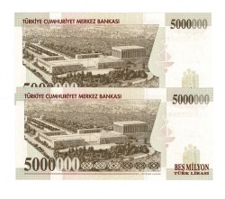 7.Emisyon 1.Tertip 5000000 Türk Lirası *Seri Takipli F68* - ÇİL TCK10175 - 2