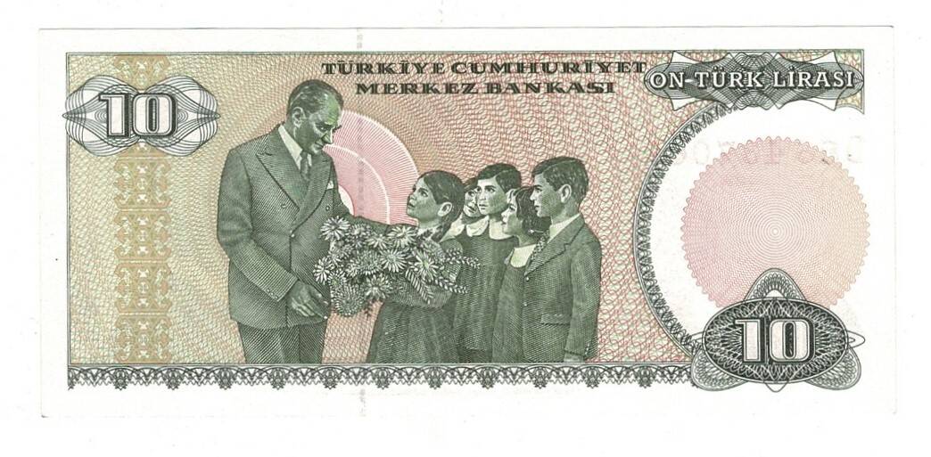 7.Emisyon 2.Tertip 10 Türk Lirası Seri D86 - ÇİL TCK10097 - 2