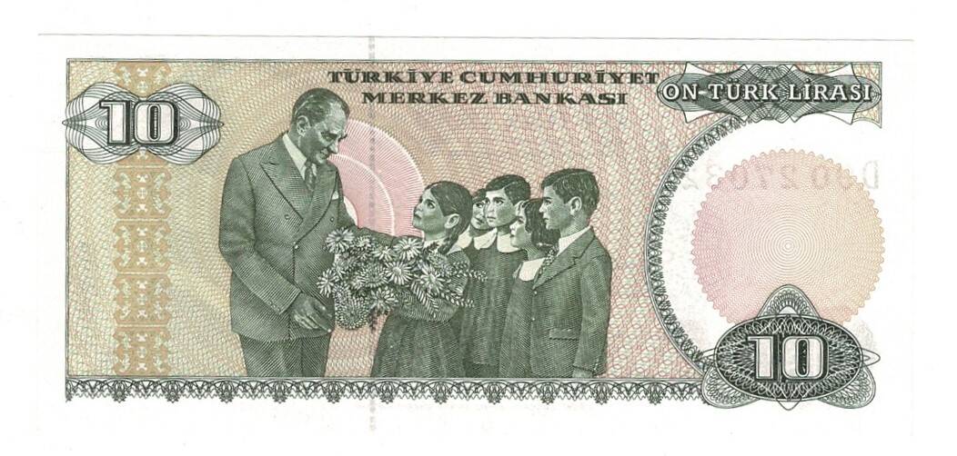 7.Emisyon 2.Tertip 10 Türk Lirası Seri D90 - ÇİL TCK10516 - 2