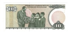 7.Emisyon 2.Tertip 10 Türk Lirası Seri E06 - ÇİL TCK10517 - 2