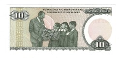 7.Emisyon 2.Tertip 10 Türk Lirası Seri E41 - ÇİL TCK10518 - 2