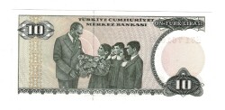 7.Emisyon 2.Tertip 10 Türk Lirası Seri E51 - ÇİL TCK10519 - 2