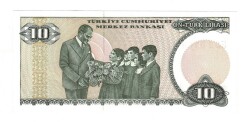 7.Emisyon 2.Tertip 10 Türk Lirası Seri E52 - ÇİL TCK10520 - 2
