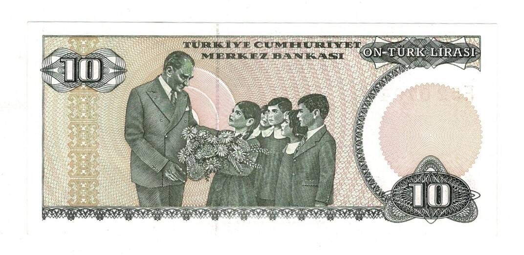 7.Emisyon 2.Tertip 10 Türk Lirası Seri E52 - ÇİL TCK10520 - 2