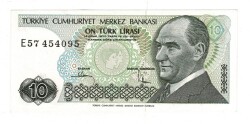 7.Emisyon 2.Tertip 10 Türk Lirası Seri E57 - ÇİL TCK10113 - Gökçekoleksiyon